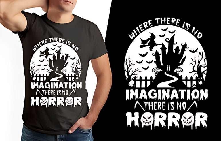 Horor Halloween Custom T shirt design. Horor Halloween Custom T shirt design.