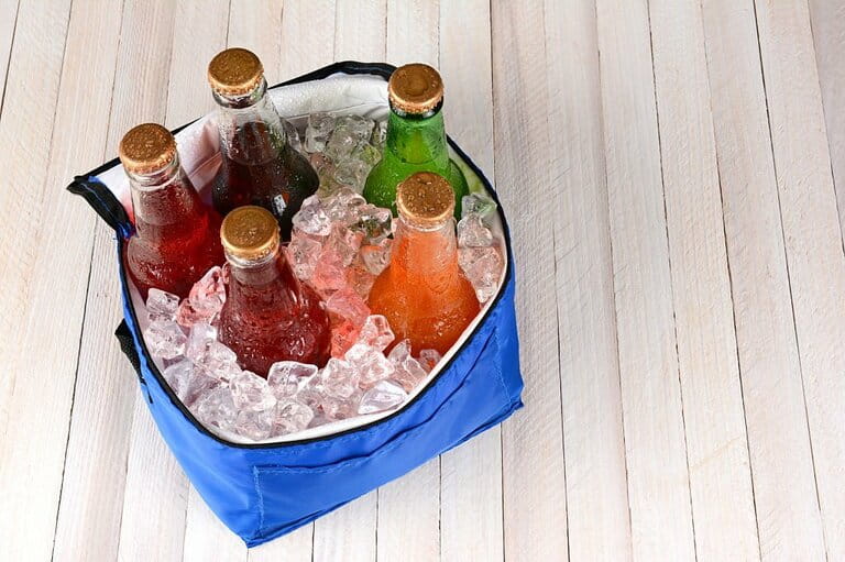 Cool off with a bottle of ice and soda Cool off with a bottle of ice and soda