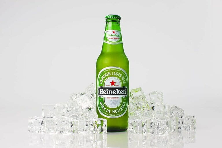 Cold Heineken beer Cold Heineken beer