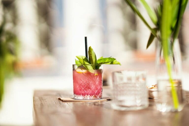 Tropical cocktails near the pool Tropical cocktails near the pool