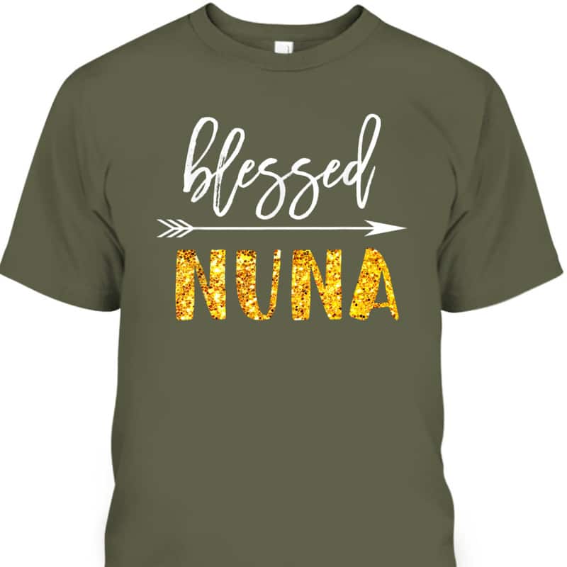 Blessed Nuna Thanksgiving Mother's Day T-Shirt Blessed Nuna Thanksgiving Mother's Day T-Shirt