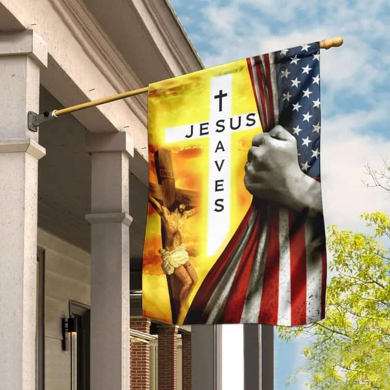 Jesus Saves Christian Religious Christian Garden Flag Jesus Saves Christian Religious Christian Garden Flag