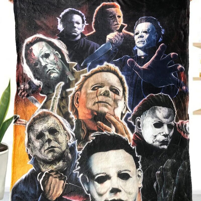 Michael Myers Horror Movie Halloween Blanket