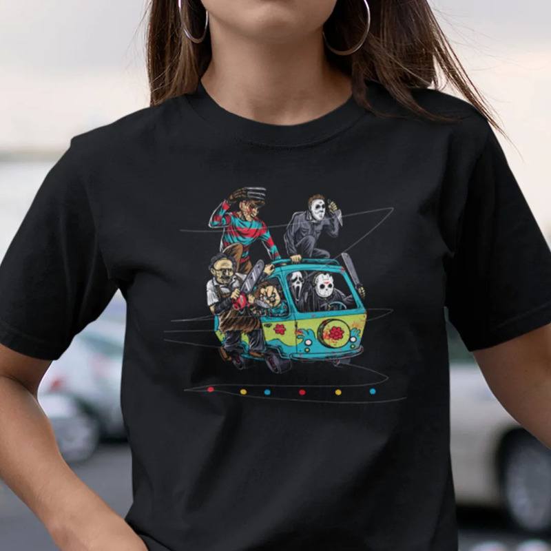 Squad Horror Movie Serial Killers Halloween T-Shirt Squad Horror Movie Serial Killers Halloween T-Shirt