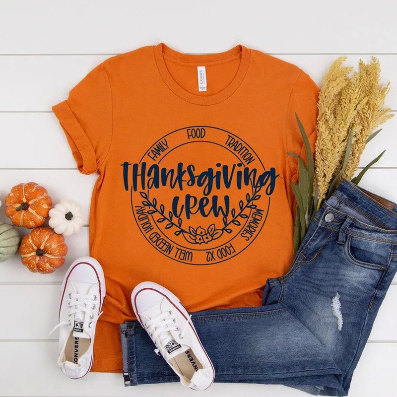Family Thanksgiving Crew T-Shirt Family Thanksgiving Crew T-Shirt