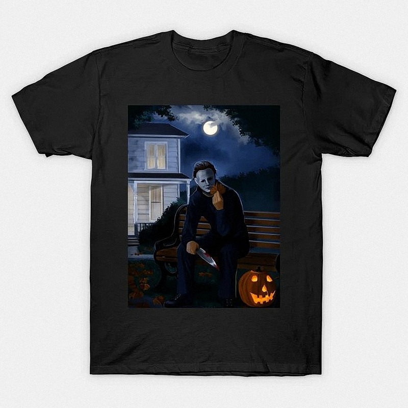 Michael Myers The Shape Halloween T-Shirt Michael Myers The Shape Halloween T-Shirt