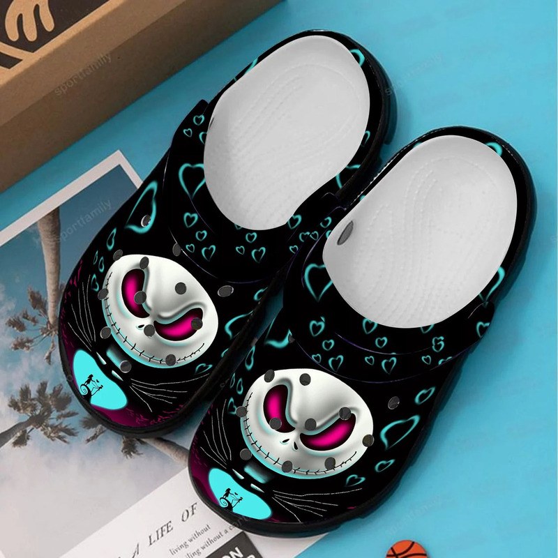 Jack Skellington And Sally Halloween Gift Crocs Clogs Jack Skellington And Sally Halloween Gift Crocs Clogs