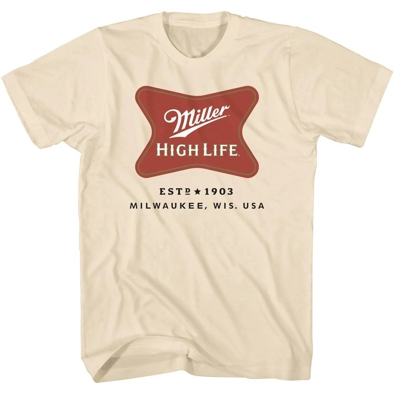Miller High Life T-Shirt Beer Logo Miller High Life T-Shirt Beer Logo