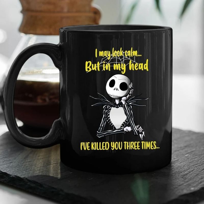 Jack Skeleton Mug I've Killed You Three Times Jack Skeleton Mug I've Killed You Three Times