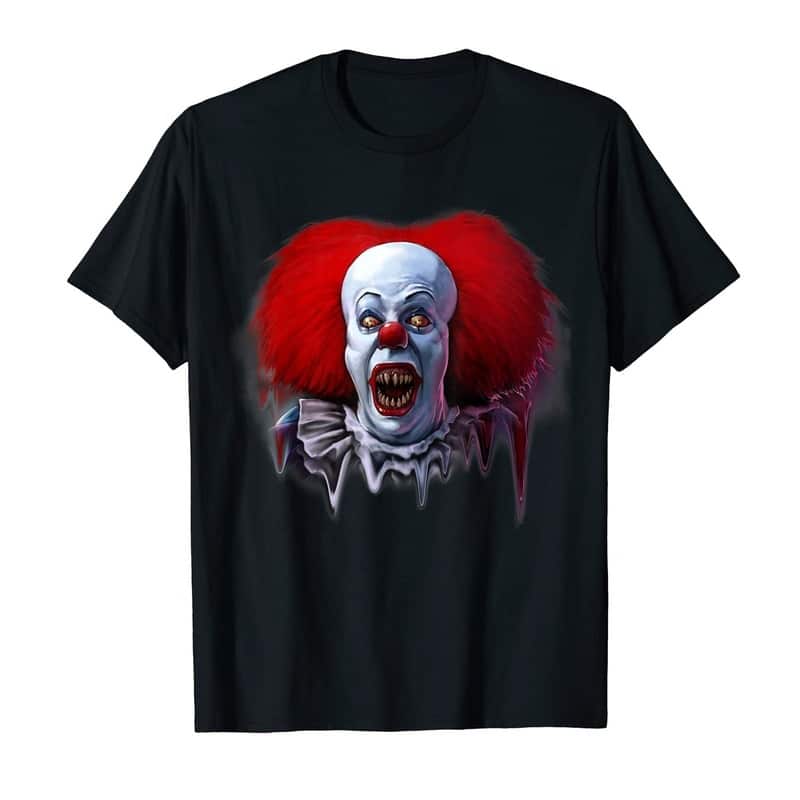 Horror Pennywise Melting Clown T-Shirt Horror Pennywise Melting Clown T-Shirt