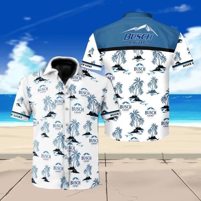 Busch Light Hawaiian Shirt Summer Gift For Beer Drinkers Busch Light Hawaiian Shirt Summer Gift For Beer Drinkers