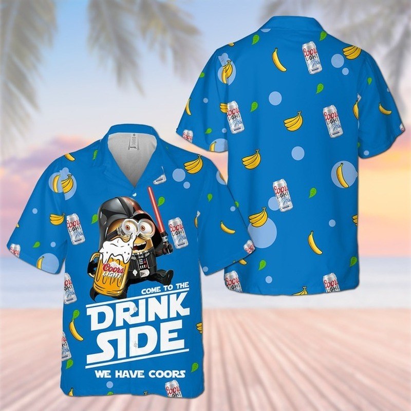Coors Light Hawaiian Shirt Minions Come To The Drink Side We Have Coors Coors Light Hawaiian Shirt Minions Come To The Drink Side We Have Coors