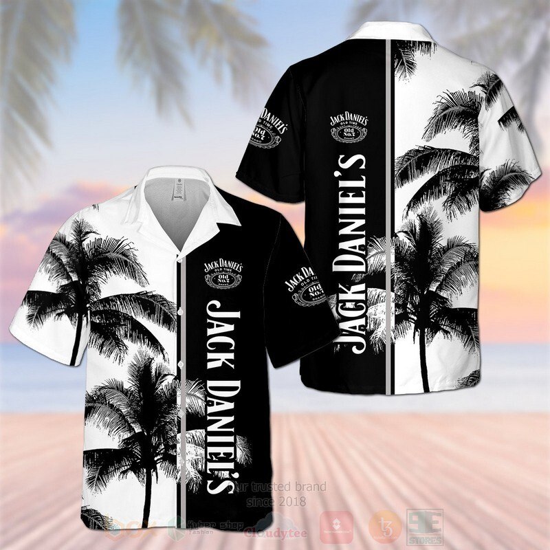 Jack Daniels Hawaiian Shirt Black Coconut For Summer Lovers Jack Daniels Hawaiian Shirt Black Coconut For Summer Lovers