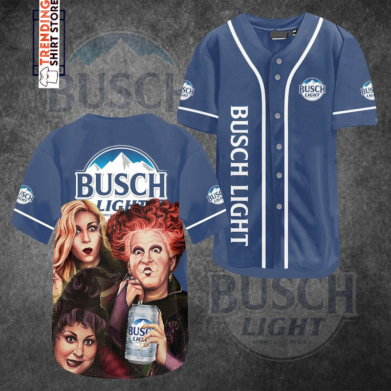 Busch Light Baseball Jersey Hocus Pocus Busch Light Baseball Jersey Hocus Pocus