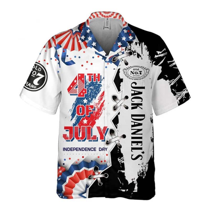 Jack Daniels Hawaiian Shirt US 4th Of July Independence Day Jack Daniels Hawaiian Shirt US 4th Of July Independence Day