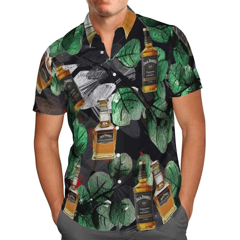 Jack Daniels Tennessee Whiskey Hawaiian Shirt Beach Lovers Gift Jack Daniels Tennessee Whiskey Hawaiian Shirt Beach Lovers Gift