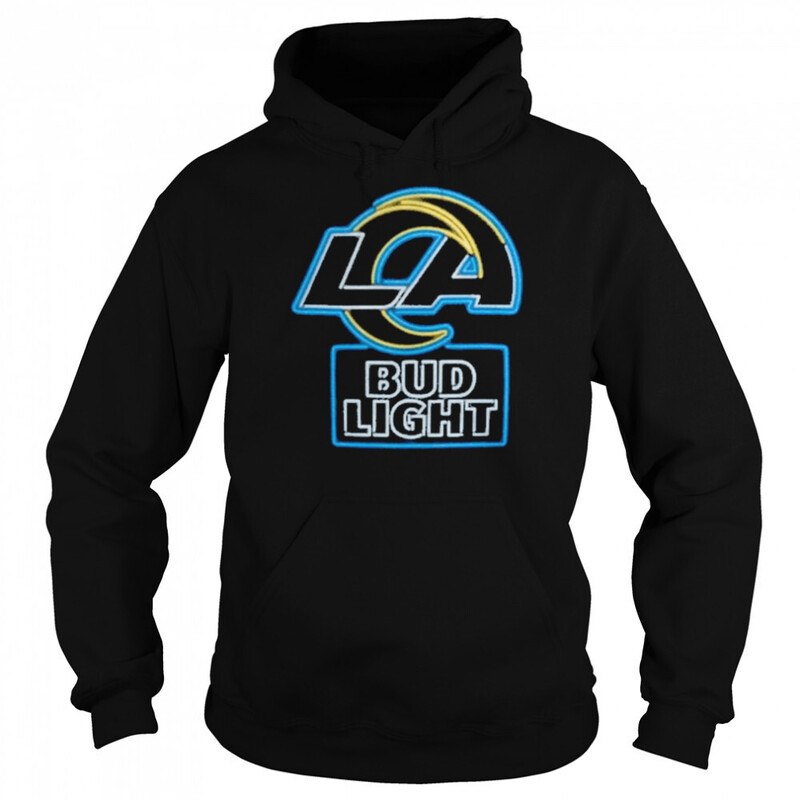 Bud Light Hoodie Blue And Yellow Los Angeles Rams NFL Bud Light Hoodie Blue And Yellow Los Angeles Rams NFL
