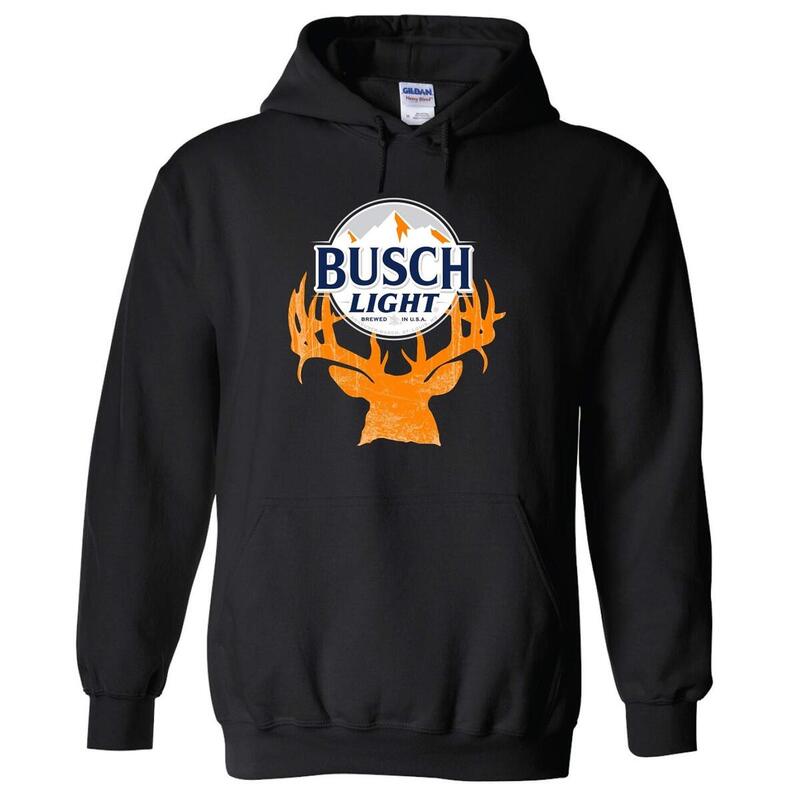 Busch Light Hoodie Orange Deer Horn Gift For Beer Lovers Busch Light Hoodie Orange Deer Horn Gift For Beer Lovers