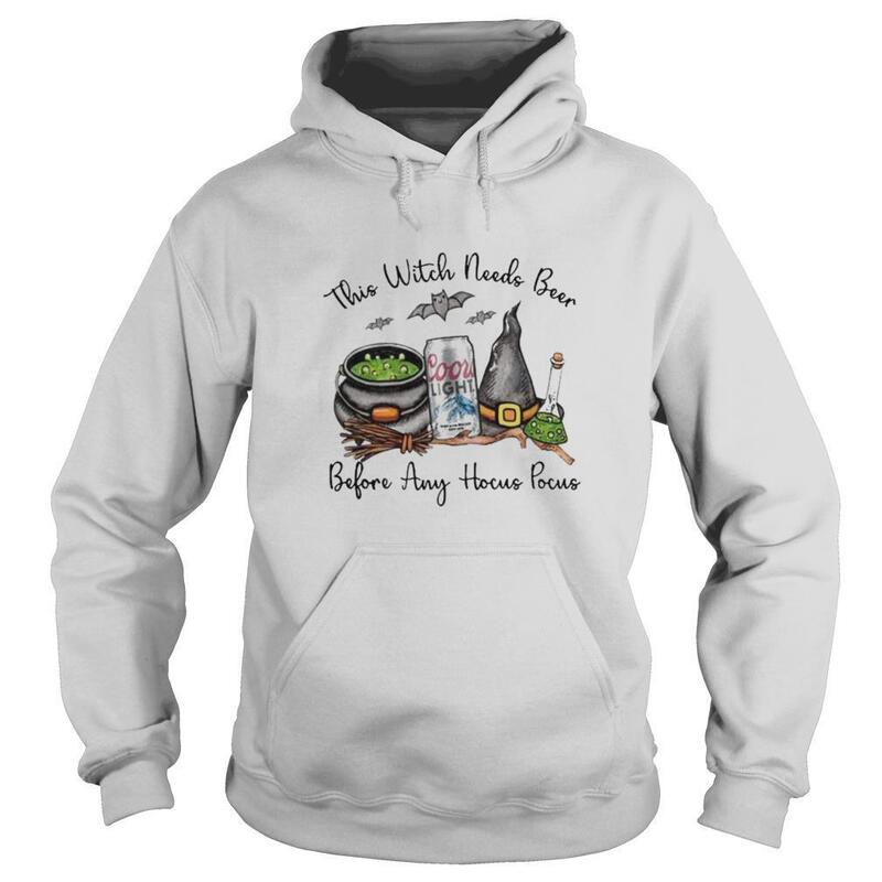 Coors Light Hoodie This Witch Needs Beer Before Any Hocus Pocus Coors Light Hoodie This Witch Needs Beer Before Any Hocus Pocus