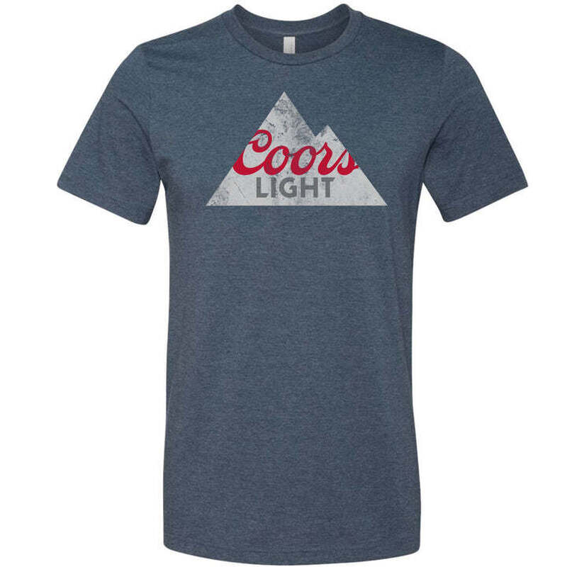 Coors Light T-Shirt Full Color Logo Coors Light T-Shirt Full Color Logo