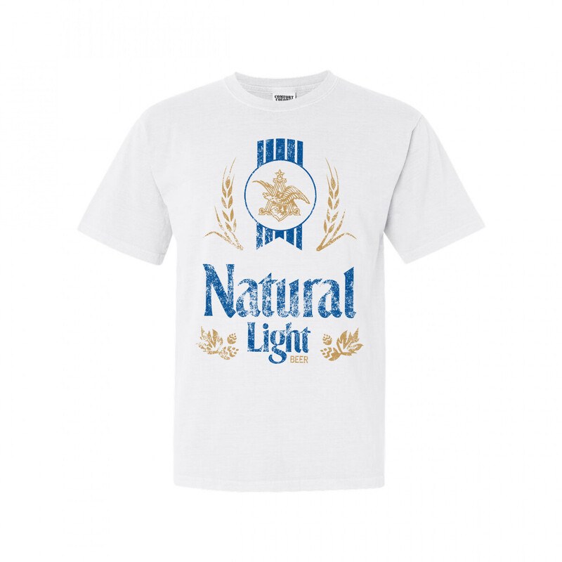 Vintage Natural Light T-Shirt For Beer Lovers Vintage Natural Light T-Shirt For Beer Lovers