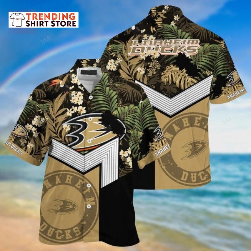 Floral Anaheim Ducks Hawaiian Shirt Gift For Hockey Fans Floral Anaheim Ducks Hawaiian Shirt Gift For Hockey Fans