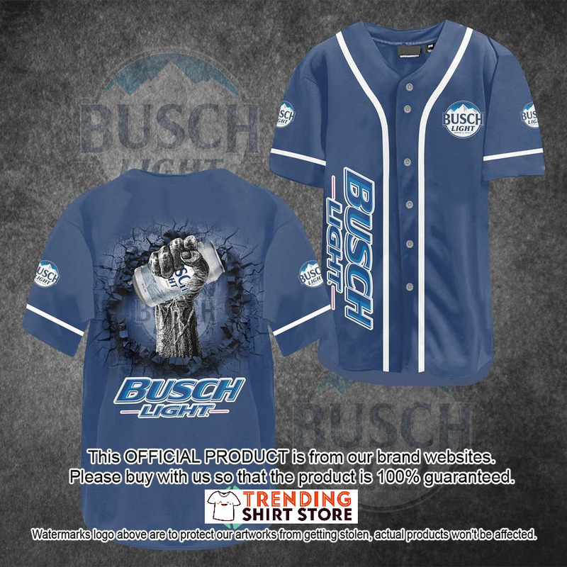 Busch Light Baseball Jersey Unusual Gift For Beer Lovers Busch Light Baseball Jersey Unusual Gift For Beer Lovers