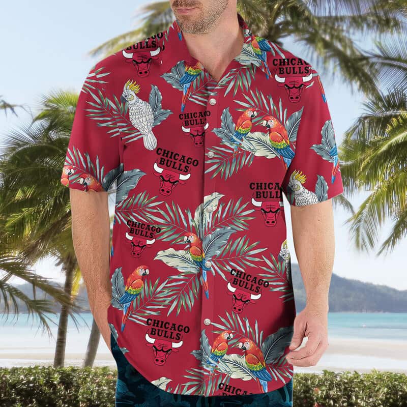 NBA Chicago Bulls Hawaiian Shirt Birthday Gift For Beach Lovers NBA Chicago Bulls Hawaiian Shirt Birthday Gift For Beach Lovers