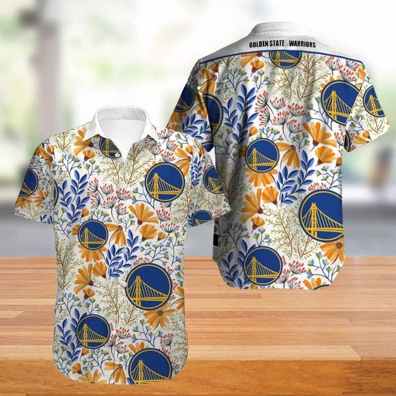 NBA Golden State Warriors Hawaiian Shirt Beach Lovers Gift NBA Golden State Warriors Hawaiian Shirt Beach Lovers Gift
