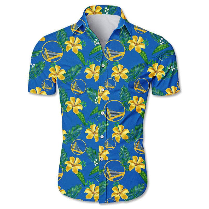 Golden State Warriors Hawaiian Shirt Gift For Basketball Players Golden State Warriors Hawaiian Shirt Gift For Basketball Players
