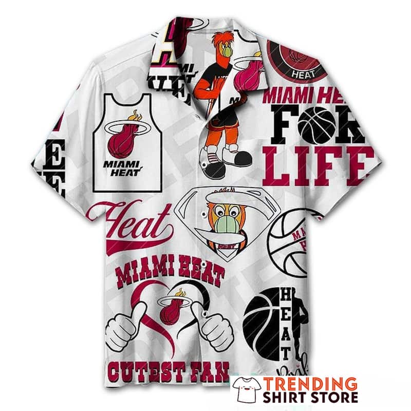 Funny Miami Heat Hawaiian Shirt Gift For Basketball Lovers Funny Miami Heat Hawaiian Shirt Gift For Basketball Lovers