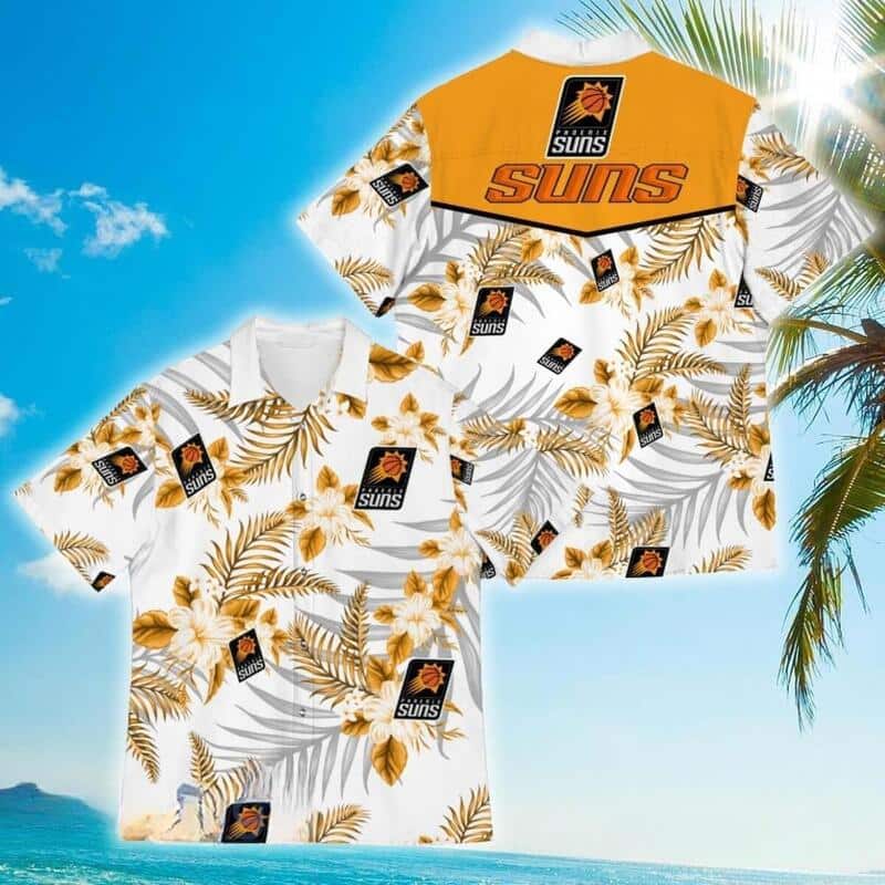 Phoenix Suns Hawaiian Shirt Flower Pattern Beach Lovers Gift Phoenix Suns Hawaiian Shirt Flower Pattern Beach Lovers Gift