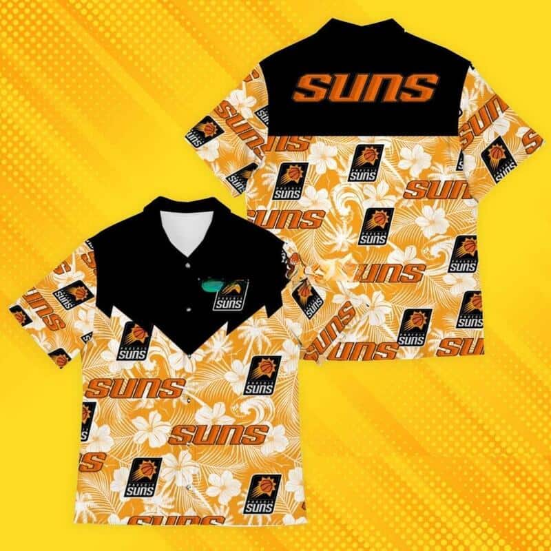 Phoenix Suns Hawaiian Shirt Hibiscus Flower For Beach Lovers Phoenix Suns Hawaiian Shirt Hibiscus Flower For Beach Lovers