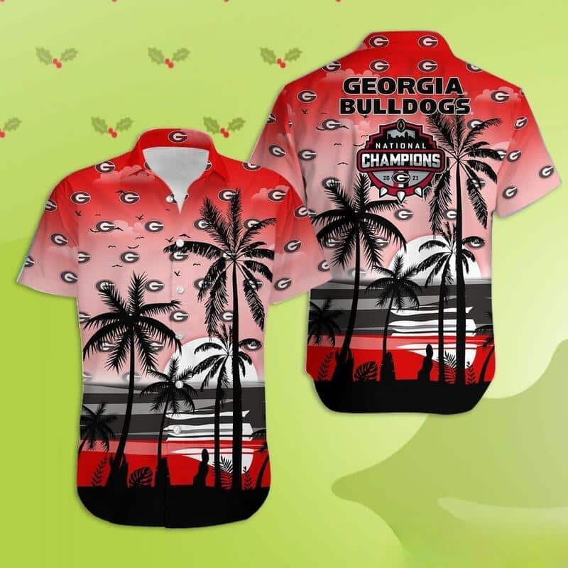 Georgia Bulldogs UGA Hawaiian Shirt Gift For Football Lovers Georgia Bulldogs UGA Hawaiian Shirt Gift For Football Lovers