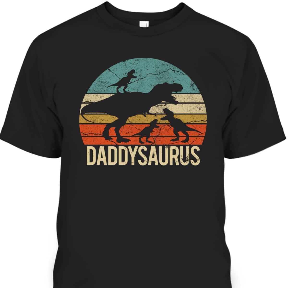 Daddy Dinosaur Daddysaurus 3 Three Kids Xmas Christmas Gift T-Shirt Daddy Dinosaur Daddysaurus 3 Three Kids Xmas Christmas Gift T-Shirt