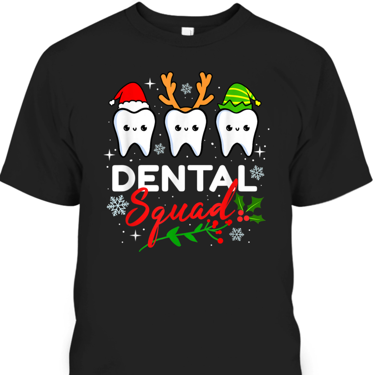 Dental Squad Dentist Christmas T-Shirt