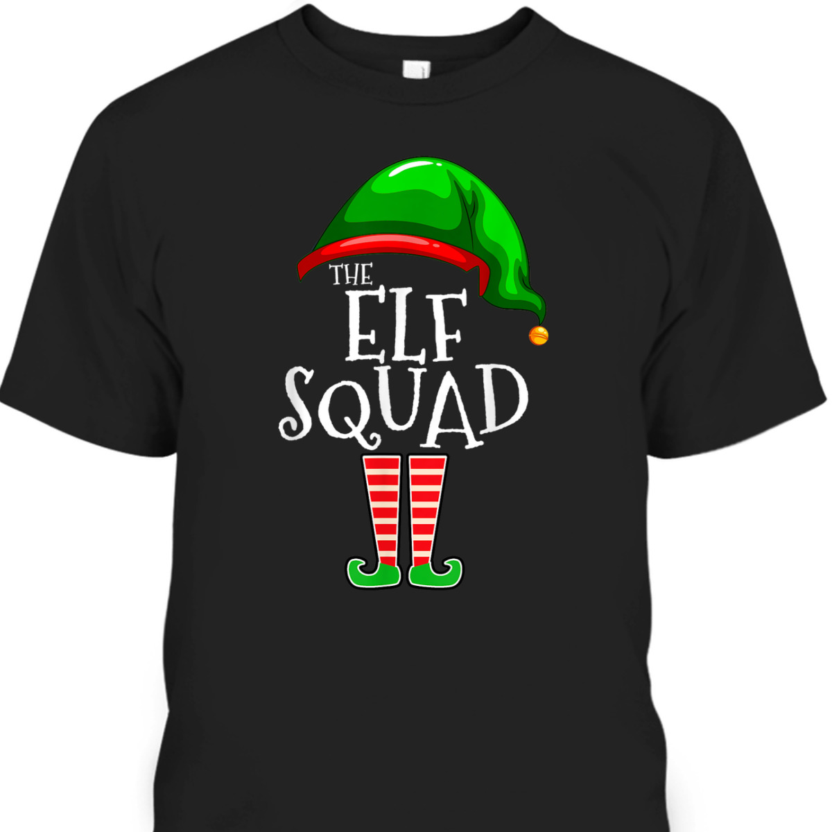 The Elf Squad Family Matching Group Christmas Gift Funny T-Shirt