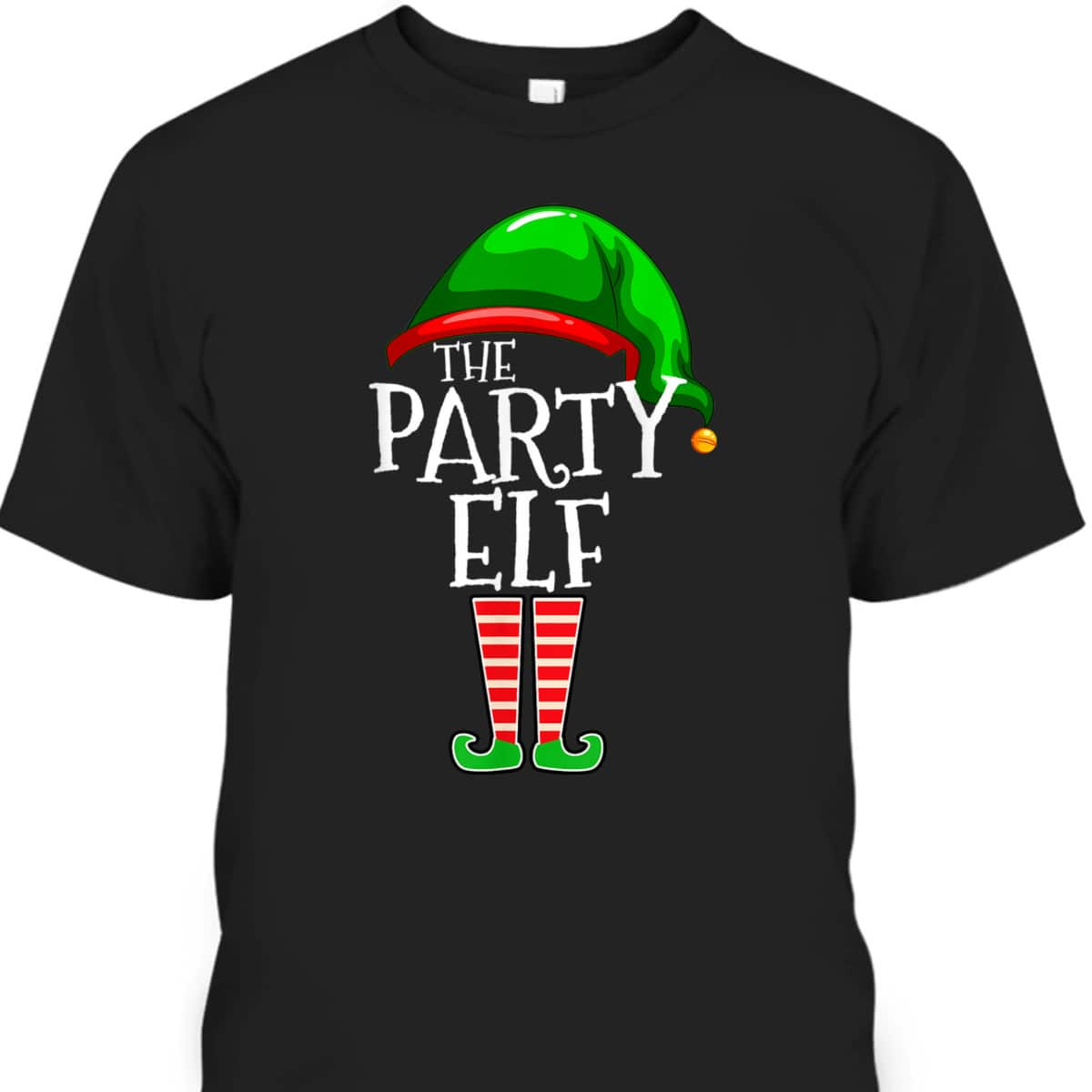 The Party Elf Group Matching Family Christmas Gift Holiday T-Shirt