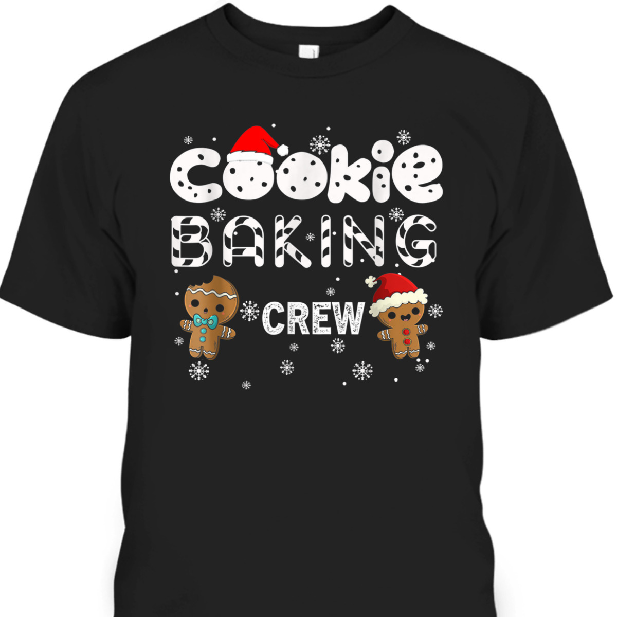 Cookie Baking Crew Gingerbread Christmas Costume Pajamas T-Shirt