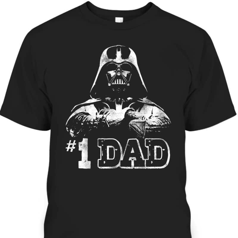 Star Wars Darth Vader #1 Dad Vintage Father's Day T-Shirt Star Wars Darth Vader #1 Dad Vintage Father's Day T-Shirt