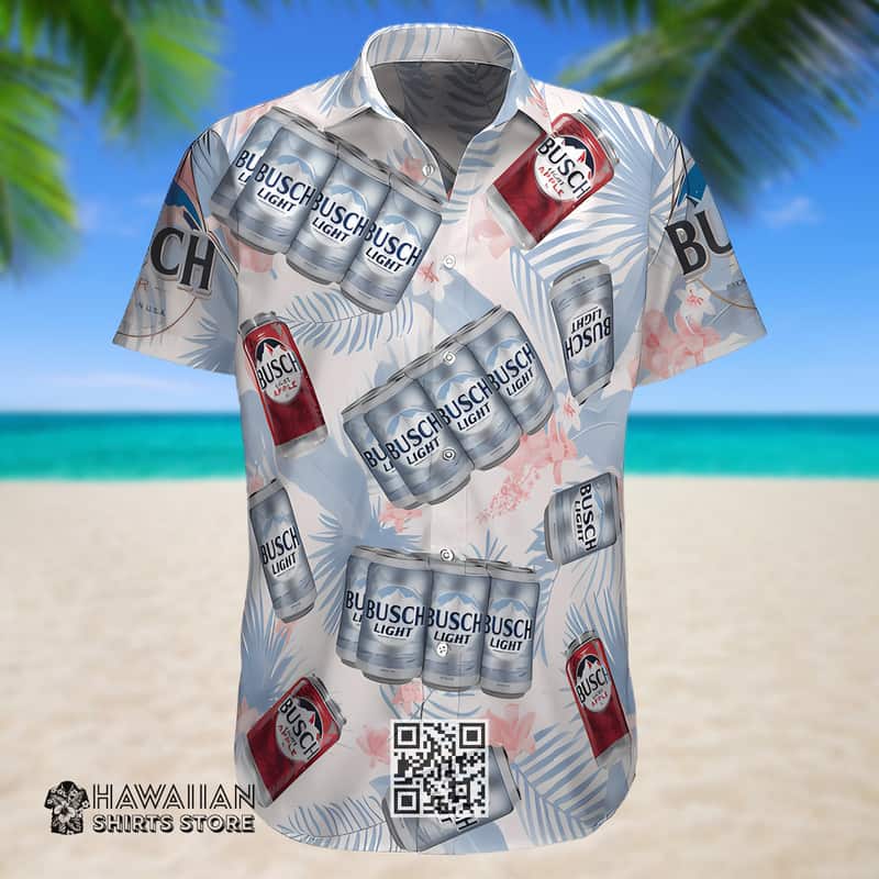 Busch Light Hawaiian Shirt Best Gift For Beer Lovers