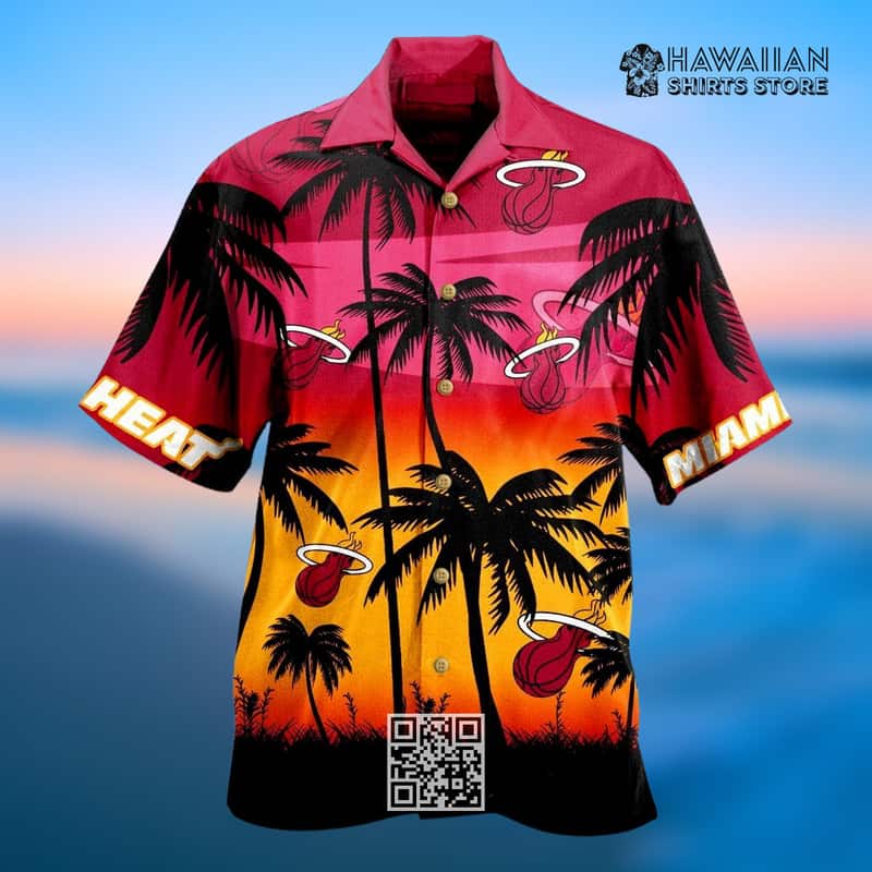 Vintage Miami Heat Hawaiian Shirt Beach Lovers Gift Vintage Miami Heat Hawaiian Shirt Beach Lovers Gift