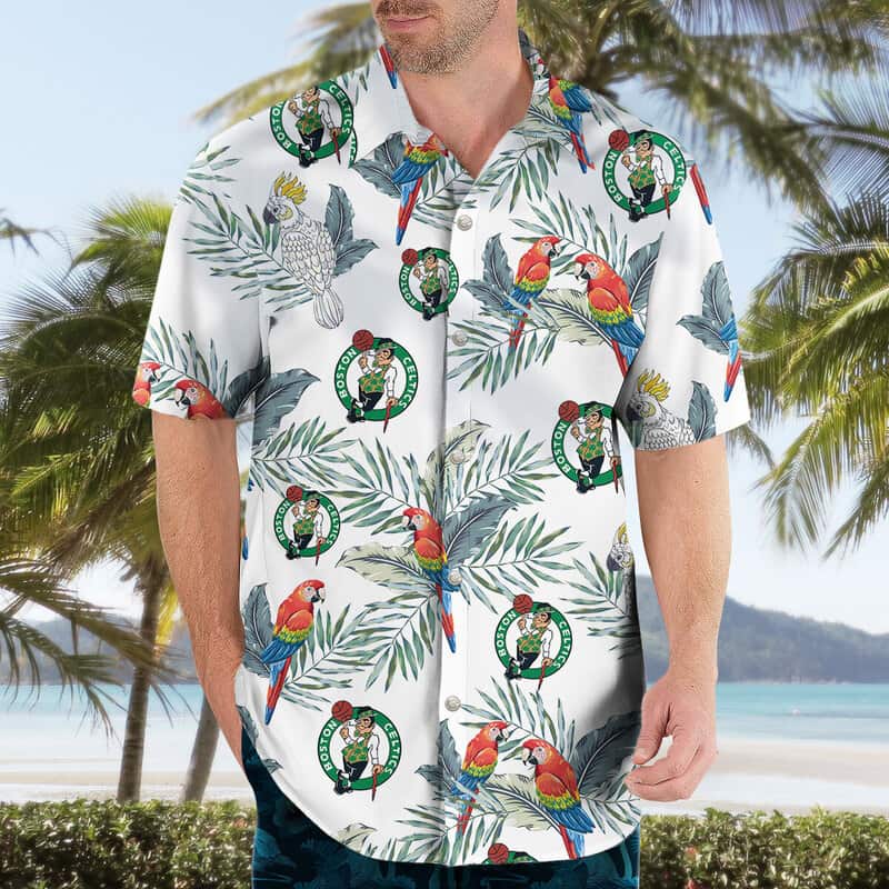 Boston Celtics Hawaiian Shirt Birthday Gift For Beach Lovers Boston Celtics Hawaiian Shirt Birthday Gift For Beach Lovers
