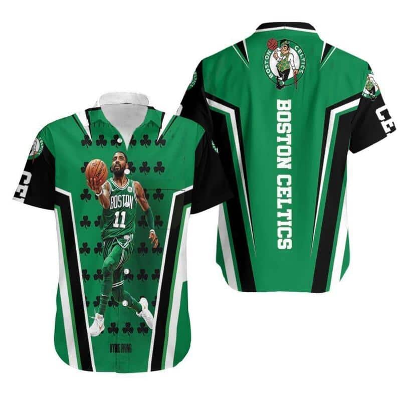 Boston Celtics Hawaiian Shirt Kyrie Irving NBA Gift For Basketball Lovers Boston Celtics Hawaiian Shirt Kyrie Irving NBA Gift For Basketball Lovers