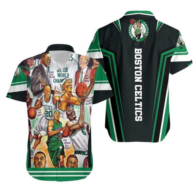 Boston Celtics Hawaiian Shirt Gift For Basketball Lovers Boston Celtics Hawaiian Shirt Gift For Basketball Lovers
