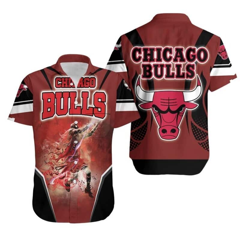 Hot Michael Jordan Chicago Bulls Hawaiian Shirt Hot Michael Jordan Chicago Bulls Hawaiian Shirt