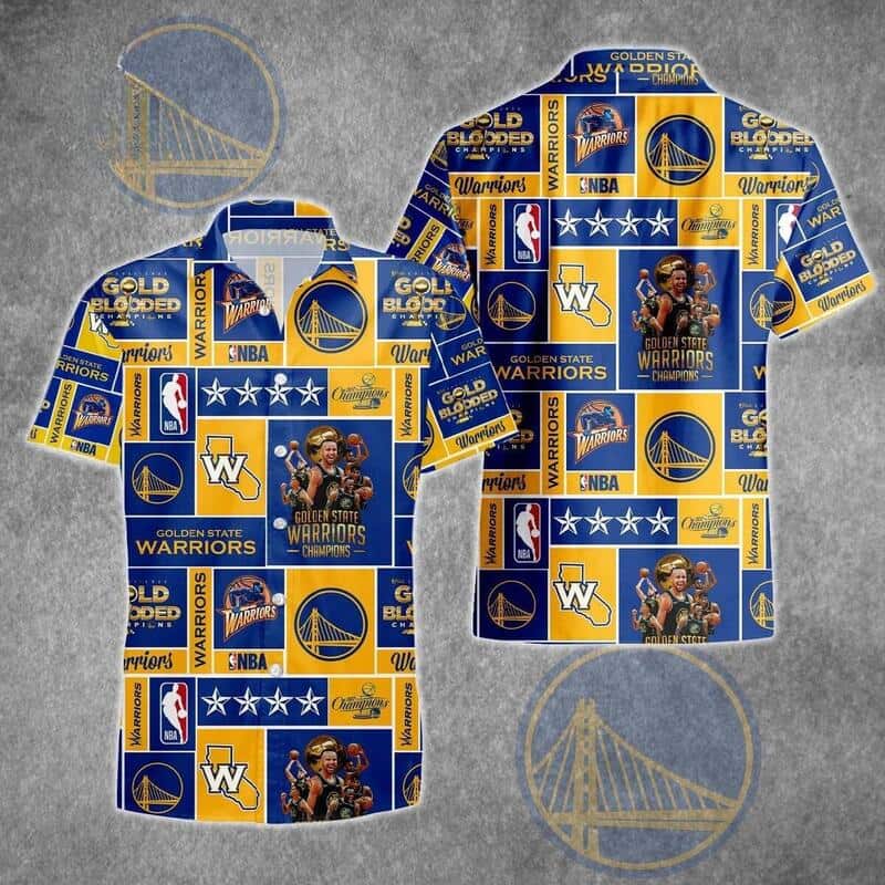 Cool Golden State Warriors Hawaiian Shirt Cool Golden State Warriors Hawaiian Shirt