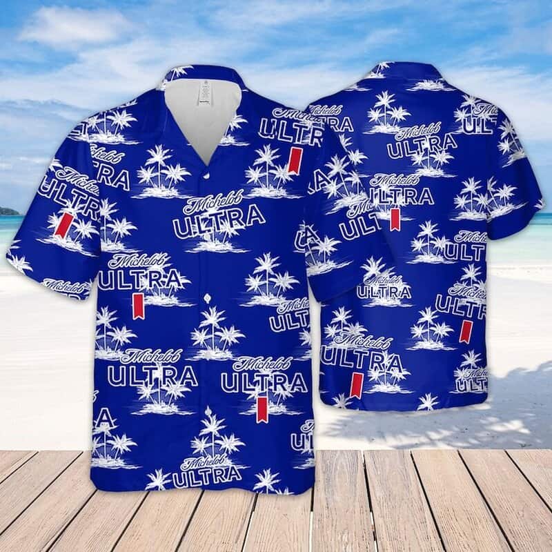 Michelob Ultra Hawaiian Shirt Island Pattern Beach Gift For Friend Michelob Ultra Hawaiian Shirt Island Pattern Beach Gift For Friend