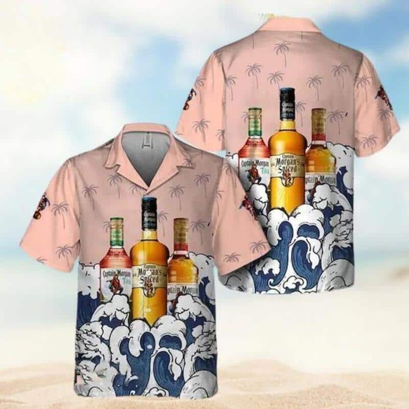 Summer Waves Captain Morgan Hawaiian Shirt Beach Lovers Gift Summer Waves Captain Morgan Hawaiian Shirt Beach Lovers Gift