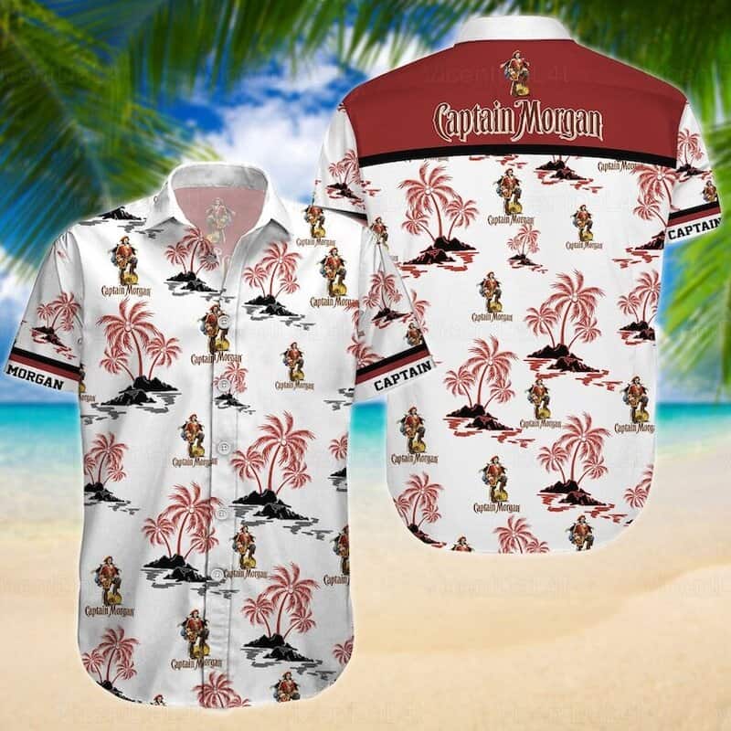 Captain Morgan Hawaiian Shirt Island Pattern Gift For Beach Lovers Captain Morgan Hawaiian Shirt Island Pattern Gift For Beach Lovers